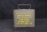 1973 Greek HXP .30-06 M2 Ball 240 Rd Can of M1 Garand Ammo on En-Bloc Clips - Image 5 of 5
