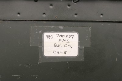 500 Rounds FAMAE Chile 7x57 Mauser FMJ Ammo 1972 Military Surplus In M2A1 Can - Image 8 of 9