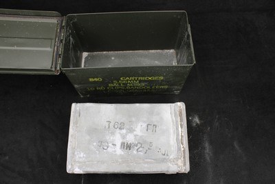 Russian 7.62x54mmR 440 Round Sealed Spam Can Soviet Military Surplus Ammo - Image 2 of 6