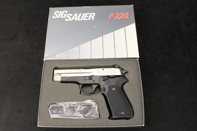 1992 Sig Sauer P220 West German .45 ACP Two-Tone Nickel *Unfired New Old Stock* - Image 2 of 25