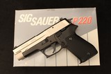 1992 Sig Sauer P220 West German .45 ACP Two-Tone Nickel *Unfired New Old Stock* - Image 4 of 25