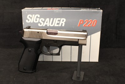 1992 Sig Sauer P220 West German .45 ACP Two-Tone Nickel *Unfired New Old Stock* - Image 7 of 25