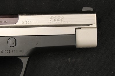 1992 Sig Sauer P220 West German .45 ACP Two-Tone Nickel *Unfired New Old Stock* - Image 14 of 25