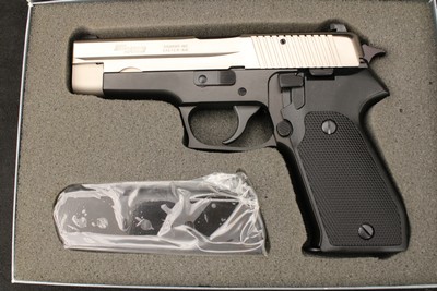 1992 Sig Sauer P220 West German .45 ACP Two-Tone Nickel *Unfired New Old Stock* - Image 3 of 25
