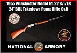 1955 Winchester Model 61 Takedown .22 S/L/LR Pump Action Rifle 24