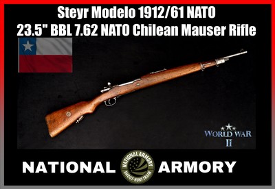 Steyr Modelo 1912/61 Rifle 7.62 NATO 23.5