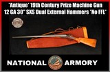 *Antique* Late 19th Century Prize Machine Gun 12 GA 30