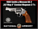 1984 Smith & Wesson Model 66-2 .357 Mag 4 - Image 1 of 25