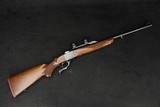 1986 Ruger No. 1 .243 Win Single Shot Falling Block Farquharson Style Rifle - Image 3 of 25