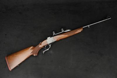 1986 Ruger No. 1 .243 Win Single Shot Falling Block Farquharson Style Rifle - Image 3 of 25