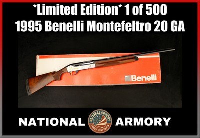 *Limited Edition 1 of 500* 1995 Benelli Montefeltro 20 GA 26
