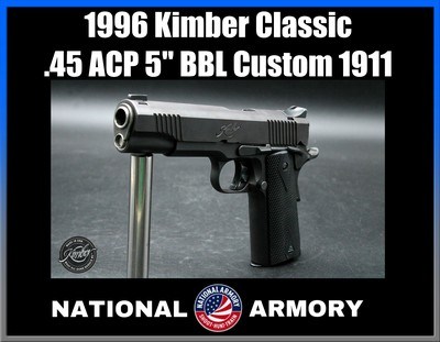 1996 Kimber 1911 Classic Model Custom .45 ACP 5
