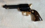 ST. LOUIS BICENTENNIAL COMMEMORATIVE COLT SINGLE ACTION .45 LC / .22 LR CALIBER REVOLVERS. A SCARCE TWO GUN SET. 250 TOTAL WERE MADE - 12 of 15