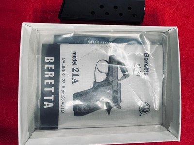 Beretta 21a nickel .25 - Image 7 of 8