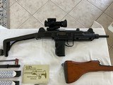 UZI Submachine gun, full size model A made in Israel by IMI.
9mm with .45 ACP conversion. In Florida. - 13 of 15
