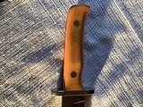 Custom fighting knife by knife maker Fuller. - 7 of 7