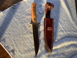Custom fighting knife by knife maker Fuller. - 4 of 7