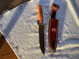 Custom fighting knife by knife maker Fuller. - 3 of 7