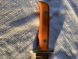Custom fighting knife by knife maker Fuller. - 6 of 7