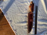 Custom fighting knife by knife maker Fuller. - 2 of 7