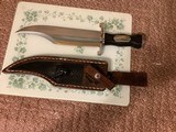 Custom Iron mistress Bowie knife - 3 of 12