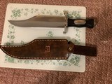 Custom Iron mistress Bowie knife - 4 of 12