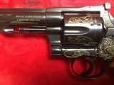 1976 High Standard Revolver .44 mag GOLD factory engraved 1 out of 50 made - 4 of 5