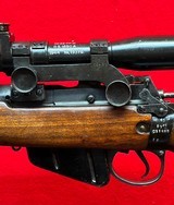 WORLD CLASS!! UNRESTORED 1944 WW2 British BSA/H&H No. 4 Mk I (T) Enfield Sniper Rifle W/ CRYSTAL CLEAR original No. 32 Mk II scope & sling! WO - 7 of 20