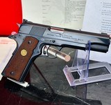 UNBELIVIABLE!!! 1961 Factory Inscribed Colt National Match .45acp sent to JFK's Asst. Director to the BUDGET OFFICE in 1961!! W/ Colt Factory Lett - 4 of 20