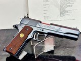 UNBELIVIABLE!!! 1961 Factory Inscribed Colt National Match .45acp sent to JFK's Asst. Director to the BUDGET OFFICE in 1961!! W/ Colt Factory Lett - 12 of 20