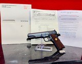 UNBELIVIABLE!!! 1961 Factory Inscribed Colt National Match .45acp sent to JFK's Asst. Director to the BUDGET OFFICE in 1961!! W/ Colt Factory Lett