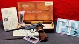 BRILLIANT! NIB 1968 W-GERMAN Walther PP 'SPORT-C in .22LR! W/ 8.25in Brl! Most ACCURATE HANDGUN WE'VE SEEN! LOOK AT TARGET! - 6 of 18