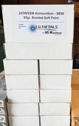 .243 WSSM 95GR Ammo HS Munitions - 1 of 1