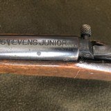 ANTIQUE STEVENS JUNIOR .22 RIFLE TAKE-DOWN .22 RIFLE - 6 of 10