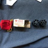 MATCHED PAIR OF VINTAGE RUGER BLACKHAWKS .357 SAA plus 2 9mm CONVERSION CYLINDERS - 7 of 7