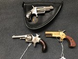 ANTIQUE HOPKINS AND ALLEN SPUR TRIGGER PISTOL PLUS OTHERS - 4 of 4