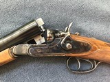 VINTAGE ACTION SHOOTER DOUBLE BARREL 12Ga.COACHGUN EXTERIOR HAMMER SHOTGUN - 3 of 10