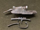ANTIQUE DOUBLE BARREL RECEIVER AND TRIGGERS 12GA. - 2 of 5