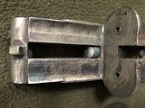 ANTIQUE DOUBLE BARREL RECEIVER AND TRIGGERS 12GA. - 3 of 5