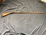 ANTIQUE PERCUSSION LONG RIFLE MARKED F ALLEN . - 1 of 8