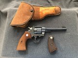 PRE WW2 COLT OFFICERS MODEL PISTOL .22lr. w HOLSTER. ESTATE FIND