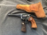 PRE WW2 COLT OFFICERS MODEL PISTOL .22lr. w HOLSTER. ESTATE FIND - 2 of 13