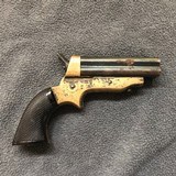 ANTIQUE 1859 SHARPS PEPPERBOX PISTOL .30 rf cal. ANTIQUE PISTOL - 2 of 6
