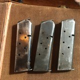 3 MARKED AND NUMBERED PISTOL MAGS
PISTOL CLIPS - 2 of 6