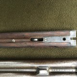 BELGIUM DAMASCUS BARREL 12ga.DOUBLE EXTERIOR HAMMERS - 14 of 15