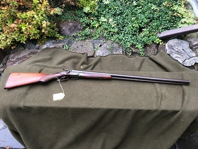 BELGIUM DAMASCUS BARREL 12ga.DOUBLE EXTERIOR HAMMERS