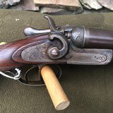 BELGIUM DAMASCUS BARREL 12ga.DOUBLE EXTERIOR HAMMERS - 15 of 15