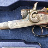 BELGIUM DAMASCUS BARREL 12ga.DOUBLE EXTERIOR HAMMERS - 3 of 15