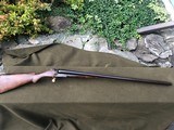 ANTIQUE ITHACA 12ga.DOUBLE BARREL SHOTGUN DAMASCUS BARRELS - 3 of 12