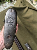 ANTIQUE ITHACA 12ga.DOUBLE BARREL SHOTGUN DAMASCUS BARRELS - 7 of 12